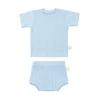 ราคา Little22 Set Minimal Top เสื้อผ้า ชุดเด็ก(เสื้อคอกลม กางเกง) ผ้านิ่มเนื้อนุ่มไม่หนานะคะใส่สบายยืดได้อีกเยอะมาก Skyblue,1T (12538906)