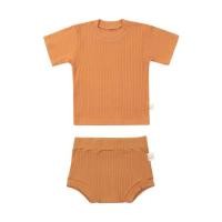 ราคา Little22 Set Minimal Top เสื้อผ้า ชุดเด็ก(เสื้อคอกลม กางเกง) ผ้านิ่มเนื้อนุ่มไม่หนานะคะใส่สบายยืดได้อีกเยอะมาก Brick,3T (12538927)