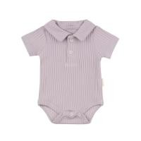 ราคา Little22 (New Color 2024) Newborn Polo Bodysuit โปโลบอดี้สูทเด็กแรกเกิด บอดี้สูทเด็กอ่อน ชุดโปโลเด็ก Taro,SS (12539020)
