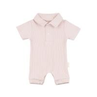 ราคา Little22 (New Color 2024) Newborn Polo Jumpsuit โปโลบอดี้สูทเด็กแรกเกิด บอดี้สูทเด็กอ่อน ชุดโปโลเด็ก Rosé,Newborn (12539083)