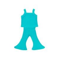 ราคา Little22 Y2K ชุดเซทเด็กผู้หญิง เสื้อกล้ามมาพร้อมกับกางเกงขาม้า ผ้านิ่มเนื้อนุ่ม Turquiose,L (12539156)