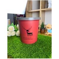 ราคา Pc ถังขยะมินิมอล ถังขยะรีไซเคิล ลายน่ารัก สำหรับห้องน้ำ ห้องครัว ห้องนั่งเล่น สีแดง (12544217)