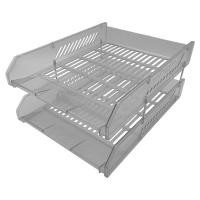 ราคา ORCA กะบะพลาสติก 2 ชั้น L2 สำหรับใส่กระดาษ A4 ผลิตจากพลาสติกคุณภาพดี แข็งแรงทนทาน วัสดุสวยงาม เทาใส (12561068)