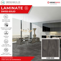 ราคา Kronoswiss Swiss Solid Laminate รหัส 3030 ไม้พื้นป่าปลูก จากยุโรป 12X193x1380mm สินค้าเท่านั้น (12540790)