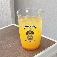 ราคา PP Home แก้วน้ำ Baguette & Milk Tea แก้วทรงสูง น้องหมาน่ารัก แก้วกาแฟ แก้วน่ารัก พร็อพถ่ายรูป คาเฟ่ 501 ML ( 13.5 x 9 CM ) Milk Tea (12547434)