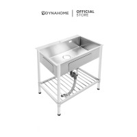 ราคา Dyna Home อ่างล้างจานสแตนเลส 1 หลุม รุ่น DH-8050-TB (12545034)