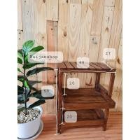 ราคา Naijanshop ชั้นวางของ ไม้สัก สมารถวางต้นไม้ วางหนังสือ ใช้ในห้องครัว มี 2 ขนาด ชั้น 3 ชั้น กับ 4 ชั้น ชั้น 3 ชั้น (12565366)