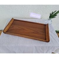 ราคา Naijanshop ถาดซูชิ สไตล์ญี่ปุ่น เสิร์ฟผลไม้ ผลิตจากไม้สักเก่า ขนาด s 14x35x35 L23x45x35 ซม. ถาด L 23*45 (12565632)