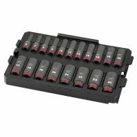 ราคา Milwaukee 49-66-6816 ชุดลูกบล็อกกระแทก 3/8" (19 ชิ้น) พร้อมถาดรอง (12566315)