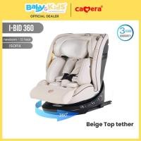 ราคา Camera คาร์ซีทเด็ก มาตรฐาน I-SIZE รุ่น I-BID 360 สำหรับแรกเกิด - 12 ปี สี Beige Top tether (12579962)