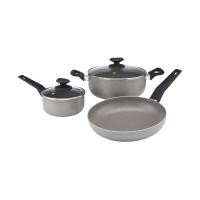 ราคา INDEX LIVING MALL ชุดเครื่องครัว รุ่นเจเนลล์ (5 ชิ้น/ชุด) สีเทา (12573010)