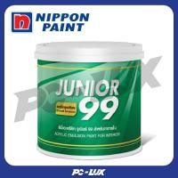 ราคา NIPPON PAINT สีน้ำภายใน ชนิดด้าน รุ่น JUNIOR 99 ขนาด 17.5 ลิตร 9106 Milky Grey (12536530)