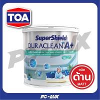 ราคา TOA สีน้ำทาฝ้า SUPERSHIELD DURACLEAN A PLUS ชนิดด้าน D777 สีขาว,1 แกลลอน (12536564)