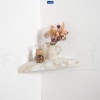 ราคา FASTTECT ชั้นวางของติดผนัง รุ่นตรงเข้ามุม ขนาด 35 x 35 ซม. - เปลี่ยนมุมว่าง ให้วางของได้ หินอ่อนครีม (12547456)