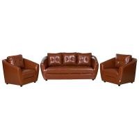 ราคา AS Furniture / ROOF (รูฟ) ชุดโซฟาเซตหนัง Bi-Cast สำหรับ 5 ที่นั่ง 3นั่ง+1นั่ง+1 นั่ง แถมหมอนฟรี ราคายังไม่รวมส่งครับ น้ำตาล (12547938)