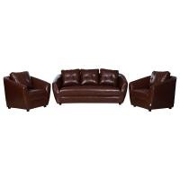 ราคา AS Furniture / ROOF (รูฟ) ชุดโซฟาเซตหนัง Bi-Cast สำหรับ 5 ที่นั่ง 3นั่ง+1นั่ง+1 นั่ง แถมหมอนฟรี ราคายังไม่รวมส่งครับ น้ำตาลเข้ม (12547939)