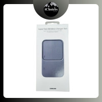 ราคา Samsung - Super Fast Wireless Charger (Max 15W) Includes Power Adapter + USB C Cable แท่นชาร์จ แบบไร้สาย Charger Duo DarkGray (12553139)