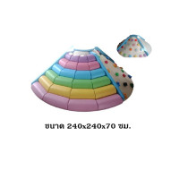 ราคา Bkdplay ภูเขากลมปีนป่ายนุ่ม, สไลเดอร์นุ่ม+ปีนเขานุ่มนิ่ม ,เบาะหนังนุ่มนิ่ม ,รับสั่งทำบ่อบอล ผลิตห้องบอลเด็ก ตามขนาด (12553218)