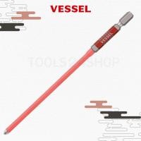 ราคา VESSEL ดอกไขควงแกนหุ้มฉนวน แบน/แฉก ขนาด 1 x 100 mm. - 6 x 100 mm. NO.GSC แฉก 2 x 150 mm. (12555973)