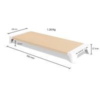 ราคา PALLO -Woody- Fast Charging Hub USB แท่นวางดีไซน์ทันสมัย เรียบหรู สะอาดตา ออกแบบให้บาง ดีไซน์เรียบ Minimal normal (12561237)