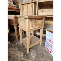 ราคา Naijanshop ตู้ข้างเตียง โต๊ะหัวเตียง ผลิตจากไม้สัก ขนาด 32x40x60 ซม. ไม่ทำสี (12565180)