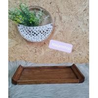 ราคา Naijanshop ถาดซูชิ สไตล์ญี่ปุ่น เสิร์ฟผลไม้ ผลิตจากไม้สักเก่า ขนาด s 14x35x35 L23x45x35 ซม. ถาด S 14*35 (12565631)