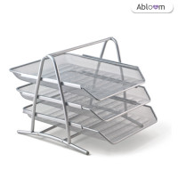 ราคา Orzer ชั้นวางเอกสาร ถาดใส่เอกสาร (3 และ 4 ชั้น) 3 ชั้น สีเงิน (12567421)