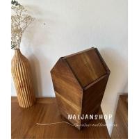 ราคา Naijanshop ถังขยะฝากระดก ถังขยะ ถังขยะมีฝา ที่เก็บขยะ ขนาด 20x20x38 normal (12565466)