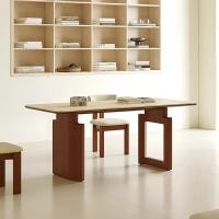 ราคา Bunise ชุดโต๊ะอาหารไม้ยางพารา SD52 โต๊ะขนาด 140/160/180x80x75CM สีโอ๊ค 6-8 ที่นั่ง โต๊ะอาหารสี่เหลี่ยมจัตุรัส 180*80*75CM (12563675)