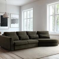 ราคา Design Decor โซฟา รุ่น Skye - สีเทาอ่อน (317x153x91 ซม.) (12574670)