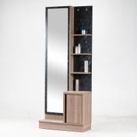 ราคา NARN-NARN โต๊ะเครื่องแป้ง รุ่น CF296 ร้านติดตั้งให้(กทม) สีโซลิคโอ๊ค+หินดำ (12569406)