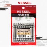 ราคา VESSEL ดอกไขควงลม 2 หัว Sakisubo Bit No.M-S14H(10 ดอก) PH2 x 110H (12558360)