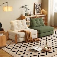 ราคา Loadingofficial-โซฟา 2in1 แบบพับนั่งหรือกางออกเป็นที่นอนยาวได้ สีเขียว 90 x 95 x 42 Cm (12559831)