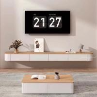 ราคา Loadingofficial-ชั้นวางทีวีติดผนังมินิมอลสไตล์มูจิ 2ลิ้นชัก+1บาน 180 Cm (12583795)