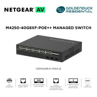ราคา Netgear M4250-40G8XF-POE++ MANAGED SWITCH สีดำ (12585526)