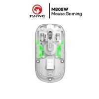 ราคา THREE B INTERTRADE Marvo M808W Mouse Wireless / Bluetooth RGB เมาส์ไร้สาย พลาสติกโปร่งใสพรีเมี่ยม มัไฟ RGB normal (12572166)