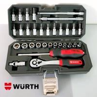 ราคา WURTH บล็อกชุด ชุดลูกบล็อก รู 1/4" 2 หุน 32 ชิ้น (12575224)