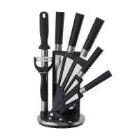 ราคา INDEX LIVING MALL ชุดมีดพร้อมฐานรอง รุ่นอาโกเลีย (8 ชิ้น/ชุด) สีดำ (12571550)