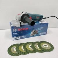 ราคา BOSCH เครื่องเจียรไฟฟ้า 4 นิ้ว รุ่น GWS 700 PROFESSIONAL ของแท้ 100% 710W GWS700+ใบตัด 5 ใบ (12577521)