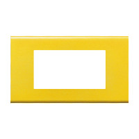 ราคา Panasonic WEG6803YK WIDE SERIES ฝาพลาสติกสีเหลือง 3 ช่อง (12577626)