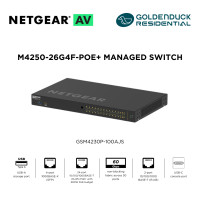 ราคา Netgear M4250-26G4F-POE+ MANAGED SWITCH สีดำ (12585522)
