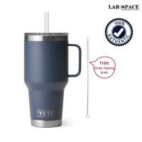 ราคา YETI RAMBLER 35 OZ MUG WITH STRAW LID Navy (12576580)