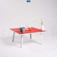 ราคา FASTTECT โต๊ะญี่ปุ่น มินิมอล รุ่นขาพลาสติก ขนาด 60x60 ซม ไซส์ S - แดง (12549598)