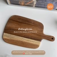 ราคา callingbrown ถาด ถาดไม้ พร๊อพถาดไม้ เขียง เขียงไม้ เขียงไม้ (12238070)