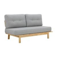 ราคา INDEX LIVING MALL โซฟาผ้า 3 ที่นั่ง รุ่นวาซาบิ สีเทา (12453385)