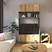 ราคา koncept furniture ตู้วางทีวี ขนาด 120 ซม. รุ่น contini plus สีไม้โทนอ่อน (120x45x220 cm.) (12367510)