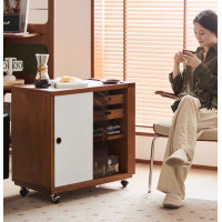 ราคา kyotohaus ตู้เก็บของไม้มีล้อเลื่อนสไตล์โมเดิร์น รุ่น megumi (12506059)