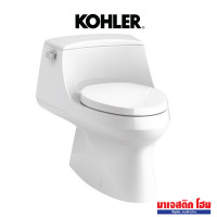 ราคา kohler k-75920x-s-0 สุขภัณฑ์ชิ้นเดียว ใช้น้ำ 4.8 l พร้อมฝารองนั่ง french curve แบบ soft close รุ่น san raphael class 5 (12503258)