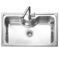 ราคา mex ซิ้งค์ล้างจาน รุ่น sumo3+ก๊อก ขนาด 80 x 50 x 22 ซม./mex sink model sumo3 (12504048)