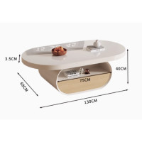 ราคา FairyHouse ชั้นวางทีวี สไตล์มินิมอล TV24-06 งานลายไม้ โต๊ะกลางA (12580270)